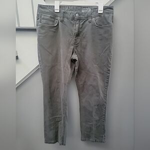 Toad & Co. Drover Men's Grey Denim Organic Cotton Stretch Pants 36x32 Quality